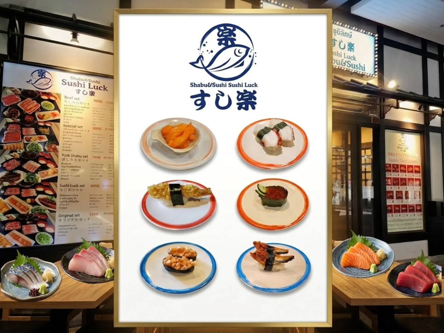 ร้าน Sushi Luck 

寿司ラック店

#SushiLuck
#วิวสวย
#อาหารญี่ปุ่น
#ซูชิ
#ฟิน