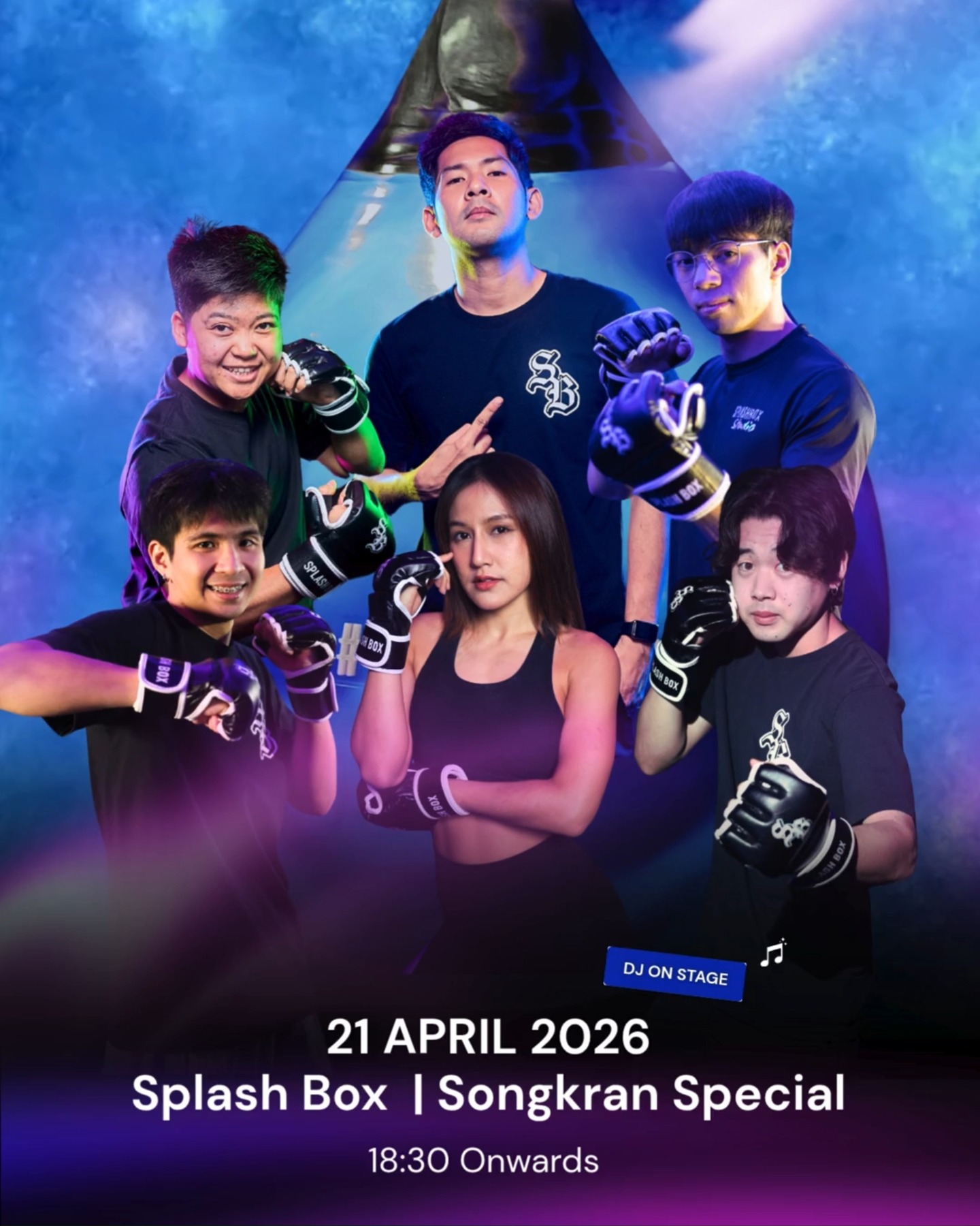 🔴 FULLY BOOKED อีก 2 วันพบกันกับ SBSS — Songkran Special 💦🥊

📅 21 APR · 18:30 เป็นต้นไป
👊 All Performers & DJ Kyota on Stage
🎁 6 Special Prizes
👕 Dress Code: Freestyle

ถ้าชื่อคุณอยู่ใน list เตรียมตัวให้พร้อม
ส่วนแฟนคลับคิว Waiting list รอเรียกคิวหน้าห้องได้เลย

แล้วพบกัน!