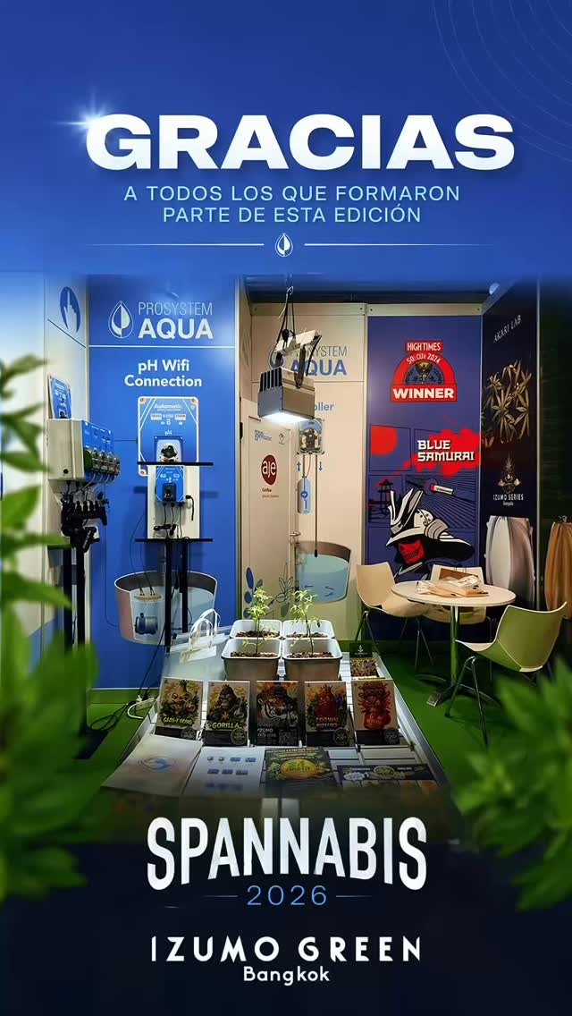 Spannabis 2026 🇪🇸
Thank you to @spannabis_official & everyone we connected and shared this experience with. An incredible few days in Spain and we’re grateful to be part of such a global community.

Loved meeting so many of you, look forward to seeing you at our lounge in Thailand… or back in Spain next year ✨

#spannabis #spannabis2026 #izumogreen #bangkok