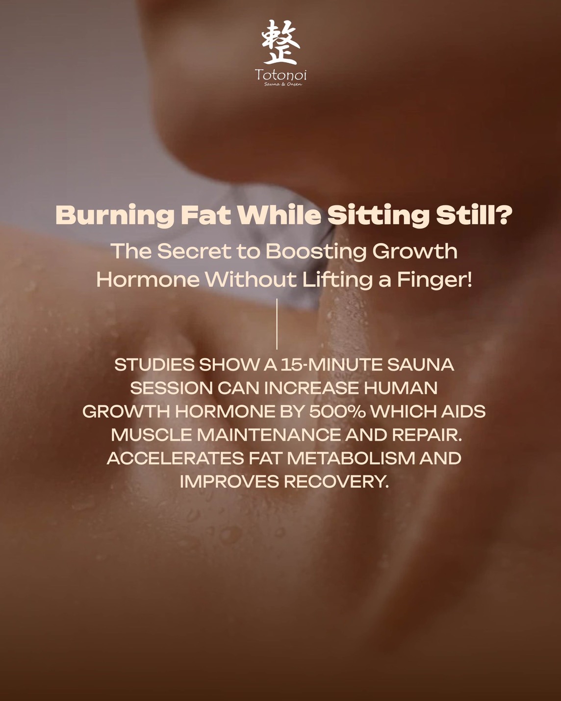 ♨️🧖🏻‍♀️A shortcut to a better body for the "lazy" fitness lover❗️Spend just 15 minutes at Totonoi Sauna & Onsen to boost your Growth Hormone, accelerate fat burning, and repair muscles effortlessly.

✨Perfect for fitness fans needing recovery or anyone craving radiant skin and a great shape. Join the wellness trend today❗️

♨️🧖🏻‍♀️ทางลัดสู่หุ่นดีสำหรับสายฟิตที่อยากพัก❗️เพียง 15 นาทีที่ Totonoi Sauna & Onsen ก็ช่วยกระตุ้น Growth Hormone ให้ร่างกายเร่งการเผาผลาญไขมันและซ่อมแซมกล้ามเนื้อได้โดยไม่ต้องออกแรง

✨ไม่ว่าคุณจะเป็นสายออกกำลังกายที่ต้องการฟื้นฟูร่างกาย หรือสายพักผ่อนที่อยากได้ของแถมเป็นผิวพรรณที่เปล่งปลั่งและรูปร่างที่เป๊ะ... ห้ามพลาดเทรนด์สุขภาพนี้เด็ดขาด❗️

📥DM us on Instagram to book.

⏰ เปิดให้บริการ: 10.00 น. - 22.00 น.
📍 Totonoi Sauna & Onsen
☎️ 065-820-4406
📧 saunnerpro@gmail.com
🌐 totonoisauna-onsen.com

#TotonoiSauna #Sauna #BangkokWellness #SaunaBangkok
#SaunaThailand #SaunaTime #WellnessJourney #RelaxRecharge
#JapaneseSauna #SaunaLifestyle #YOGA