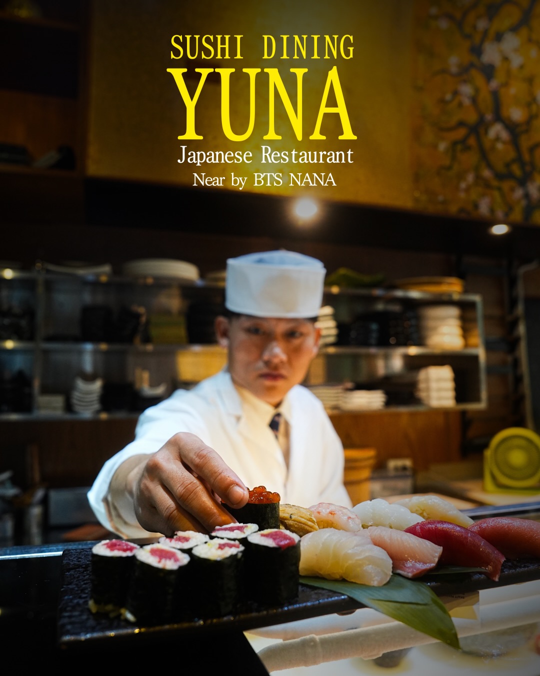 Premium ingredients, carefully crafted one piece at a time.

Delicate flavors, melting texture,
and the skill of true sushi craftsmanship.

Jyo Sushi made for nights
that deserve something special. 🍣

【YUNA】

📍 Near BTS Nana
　 Sukhumvit 11/1 Alley
📞 Tel: 02-067-2602
⏰ 11:00–01:00

For reservations, please call or DM us.
