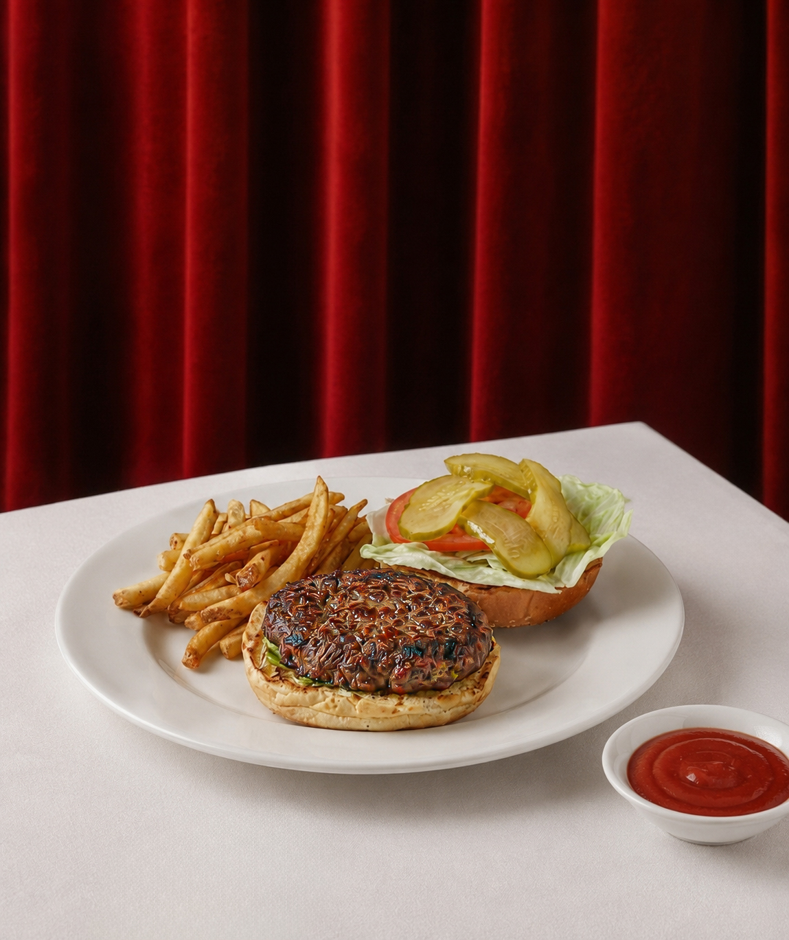 Success requires stamina. 
​
Our Express Lunch at Wolfgang’s Steakhouse Thailand at One Bangkok offers a 3-course journey designed to keep you energized without the midday slump. Luxury, timed to your schedule.
​
The centerpiece of a high-performance lunch? The Wolfgang’s Classic Burger.
​
Crafted from our world-renowned USDA Prime beef—the same elite cuts used for our signature steaks—this isn't just a burger; it’s a masterclass in flavor. Grilled to perfection and served on a toasted bun with classic trimmings, it provides the high-quality protein your body needs for a productive afternoon.
​
Express Lunch
Mon – Fri | 11:30 AM – 3:30 PM (Last order 3:00 PM)
(excluding Public Holidays and Festive Seasons)
THB 990 net (Inclusive of service charge & VAT)
━━━━━
For Reservation:
064-567-2929
LINE ID: wg.reservation
reservation@wolfgangssteakhouse.th
━━━━━
Wolfgang's Steakhouse Bangkok
3rd Floor, The Storeys at One Bangkok
Hours:
Monday - Sunday from 11:30 AM – 11:30 PM (Last order 10:30 PM)
Lunch: 11:30 AM – 3:30 PM (Last order 3:00 PM)
​
#WolfgangsSteakhouseThailand #OneBangkok #BangkokDining #USDAPrime