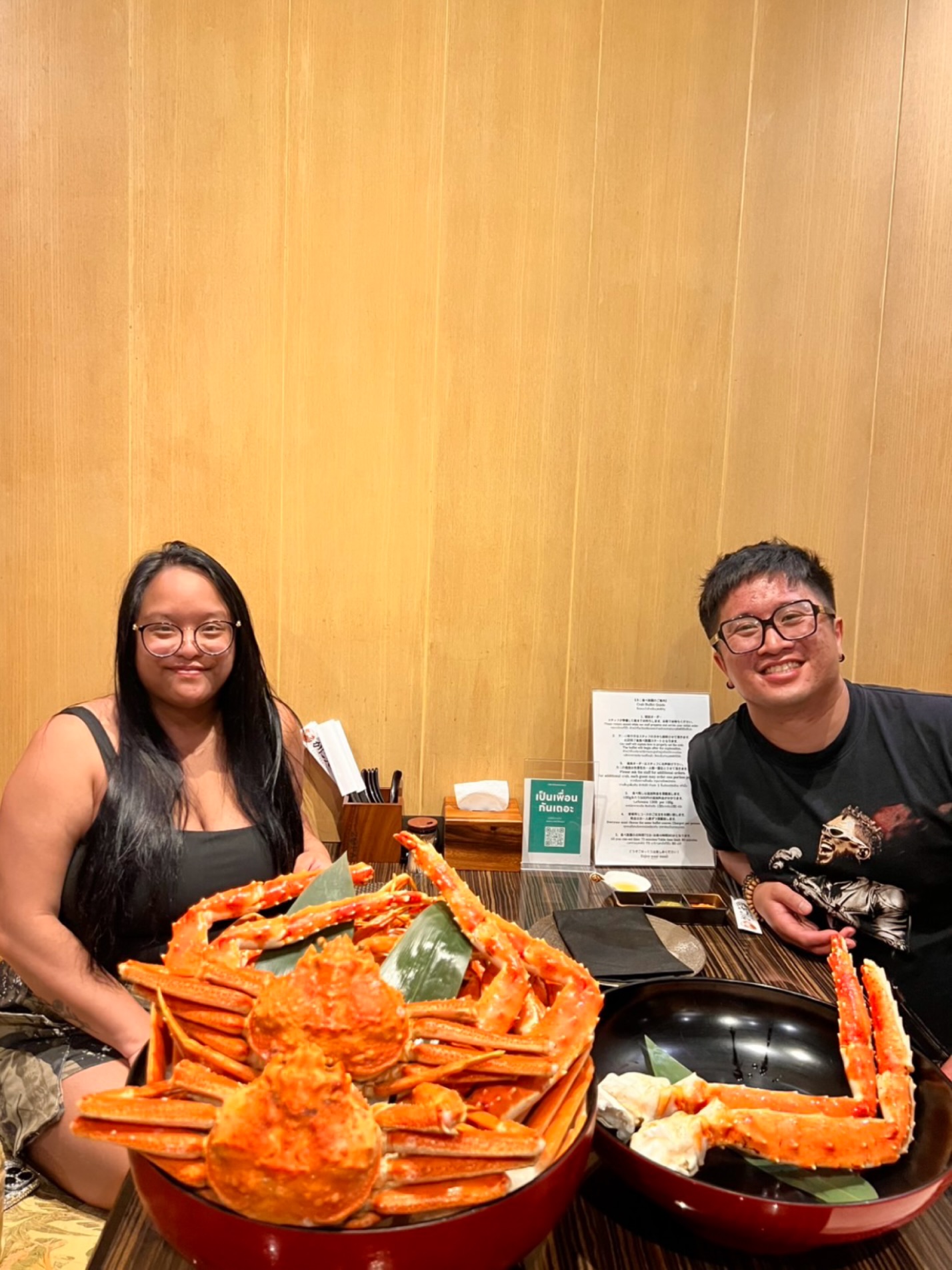 ご来店誠にありがとうございます。🥳🙌🦀
📍Kanitengoku Asok Sukhumvit23
☎0800743032
LINE @080vecfn
Whats App +66 80 074 3032
📅Monday - Thursday, Saturday - Sunday ⏰11:30 AM - 11:00 PM
📅Friday
⏰3:00 PM - 11:00 PM