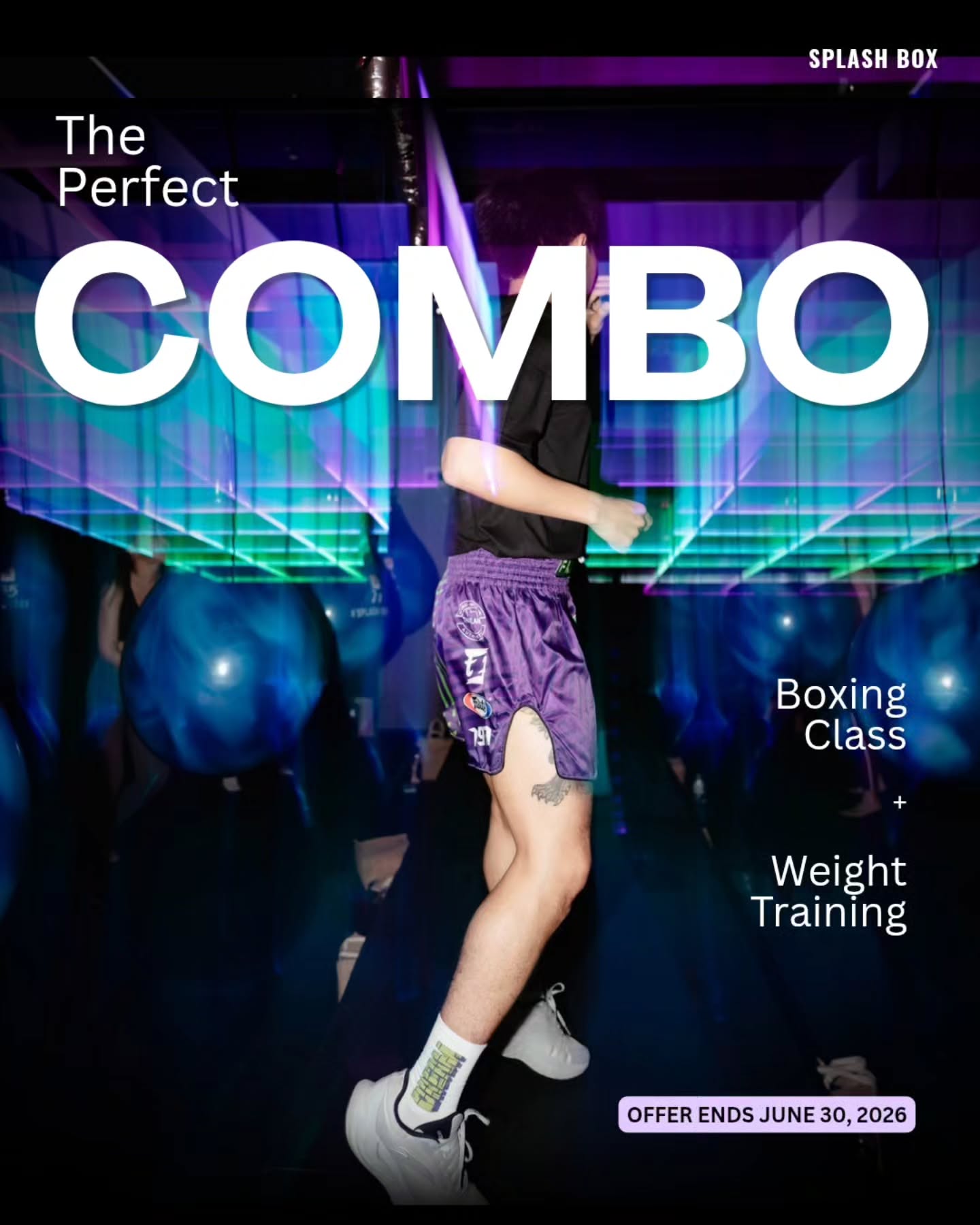 Boxing Class gives you the energy.
Weight Training gives you the strength.

Together — that's the perfect combo.

📩 DM us to get the full bundle details
⏳ Limited slots · Offer ends June 30

Book Now
👇Line Official : @ splashbox
_________________________
🥊 Splash Box Studio
📌 Marche’ Thonglor, Building A, 5M Floor
🕘 Opening hours : 9:00 to 22:00
🚿 Full Amenities Provided (Rental Sportswear, Rental Gloves, Rental Towels, Toiletries & Skincare)

#Splashbox #DarkBeatBoxercise
#ผับของคนรักสุขภาพ #ThonglorGym #privategym