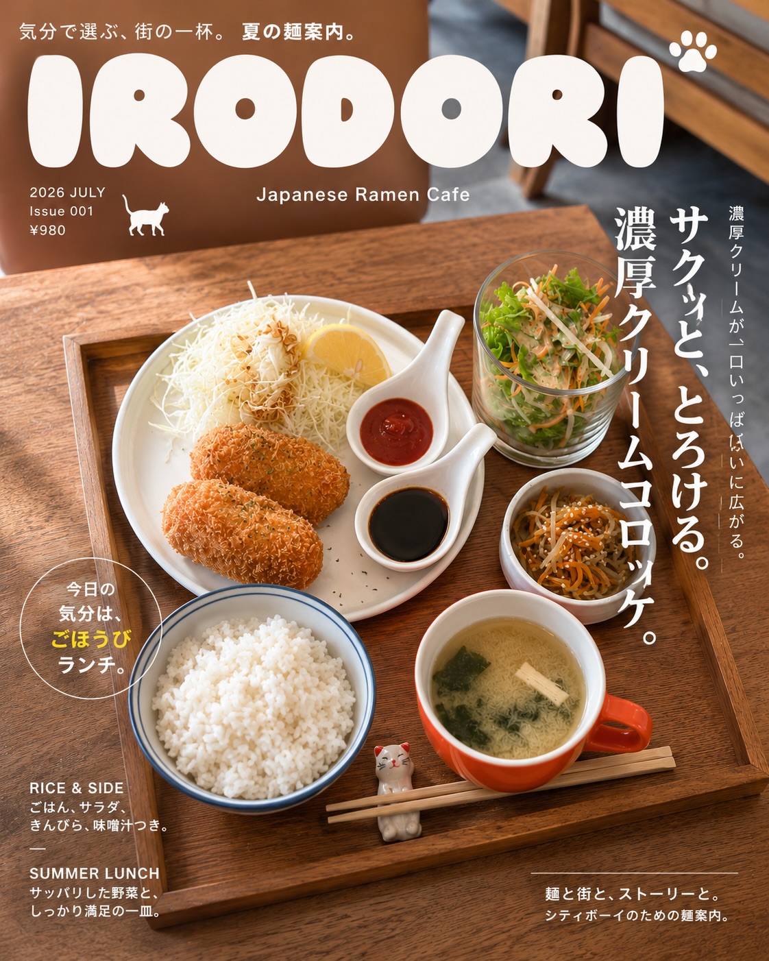 🇯🇵 濃厚カニクリームコロッケ定食

外はサクッと、中はとろっと濃厚なカニクリーム。

ご飯、味噌汁、サラダ、小鉢が付いた、満足感のある定食です。

ランチにも、しっかり食べたい日のディナーにもおすすめ。

トンローで日本の定食やカニクリームコロッケをお探しの方は、ぜひRamen Cafe IRODORIへ。

📍 Ashley Hotel 2F, Sukhumvit 53 (Thonglor), Bangkok
🕚 Open Daily 11:30–21:00

────

🇬🇧 Crab Cream Croquette Set

Crispy on the outside, rich and creamy crab filling on the inside.

Our Crab Cream Croquette Set comes with rice, miso soup, salad, and a Japanese side dish for a satisfying meal.

Perfect for lunch or dinner if you’re looking for a Japanese set meal in Thonglor.

📍 Ramen Cafe IRODORI
Ashley Hotel 2F, Sukhumvit 53 (Thonglor), Bangkok

────

🇹🇭 เซ็ตโคร็อกเกะครีมปู

กรอบนอก นุ่มละมุนด้วยไส้ครีมปูเข้มข้น

เสิร์ฟพร้อมข้าว ซุปมิโสะ สลัด และเครื่องเคียงสไตล์ญี่ปุ่น อิ่มครบในหนึ่งเซ็ต

เหมาะสำหรับมื้อกลางวันหรือมื้อเย็น หากกำลังมองหาอาหารญี่ปุ่นหรือเซ็ตอาหารญี่ปุ่นในย่านทองหล่อ แวะมาที่ Ramen Cafe IRODORI ได้เลย

📍 Ashley Hotel 2F, Sukhumvit 53 (Thonglor), Bangkok

#RamenCafeIRODORI #Thonglor #BangkokFood #CrabCreamCroquette #JapaneseSet