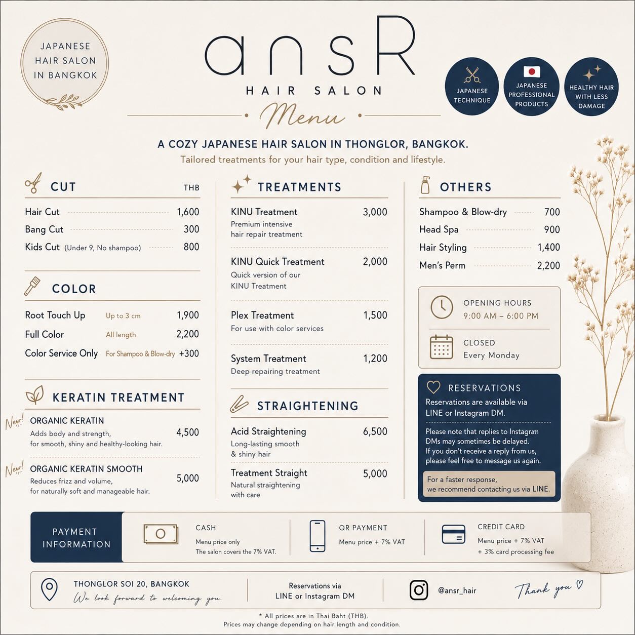 ansR Japanese Beauty Salon
