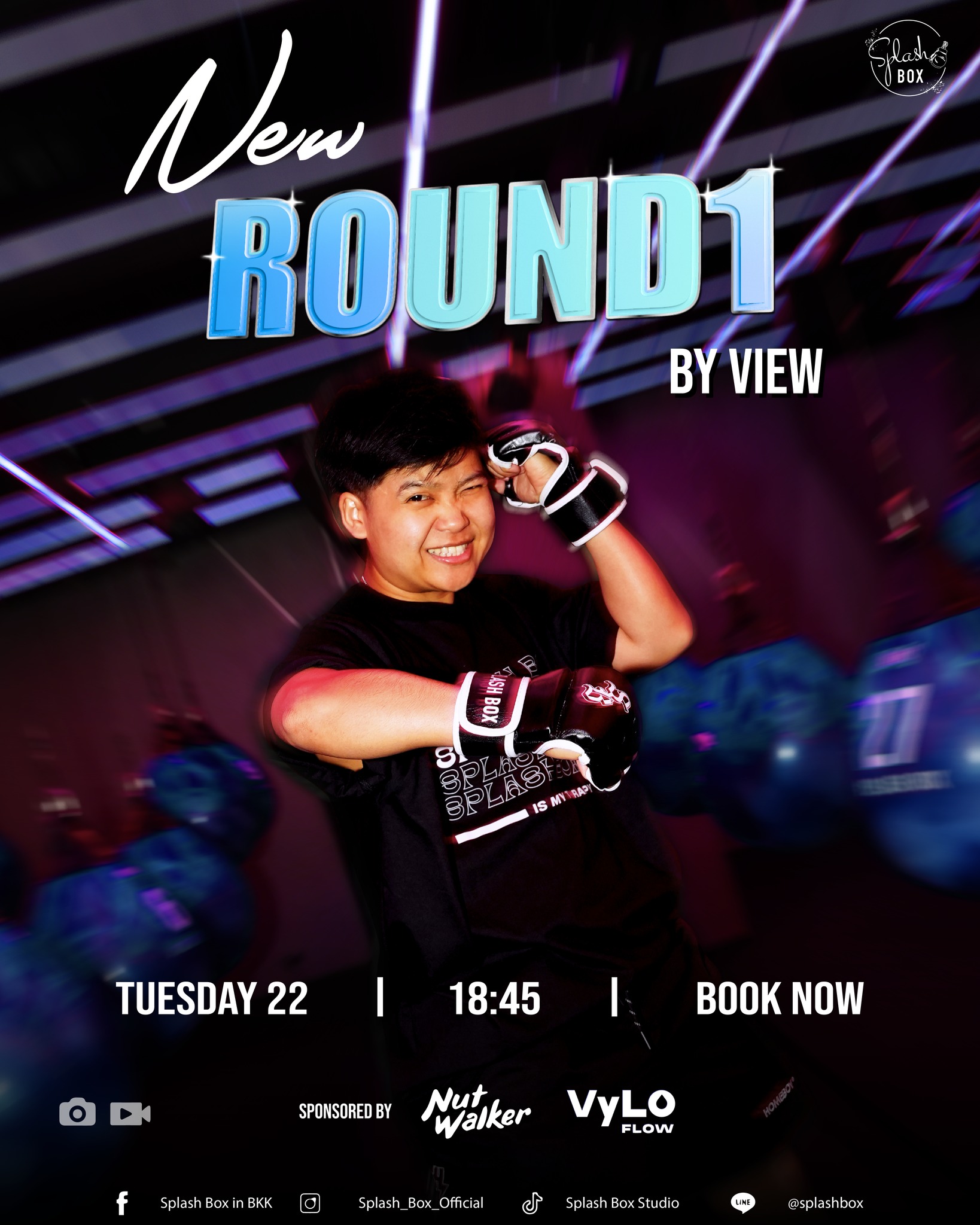 NEW ROUND 1 BY VIEW IS HERE 🥊💙

พร้อมหรือยังที่จะมาเจอกับ เพลงใหม่ ท่าใหม่ และความมันส์แบบใหม่ จาก PERFORMER VIEW 🔥

New beat. New moves. Same Splash Box energy. 💥

📅 Tuesday, 22 September ⏰ 18:45 📍 Splash Box Studio
🎁 And yes… we’ve got special goodies from our sponsors waiting for you!
Nut Walker × VYLO FLOW

BOOK YOUR SPOT NOW! 👇
Line Official : @ splashbox
_________________________
🥊 Splash Box Studio
📌 Marché Thonglor, Building A, 5M Floor
🕘 Opening hours : 9:00 to 22:00
🚿 Full Amenities Provided (Rental Sportswear, Rental Gloves, Rental Towels, Toiletries & Skincare)

#Splashbox #DarkBeatBoxercise
#ผับของคนรักสุขภาพ #boxing #thonglorgym