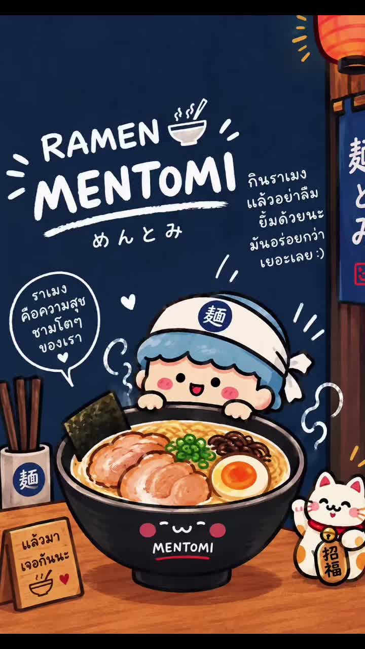 Rain or shine,
the ramen stays hot. 🍜☔️

 #ramenbkk #bangkokramen #ramen #ramennoodles #btsthonglor #tsukemen #Thonglor #mentomi #ramenlover #OsakaRamen