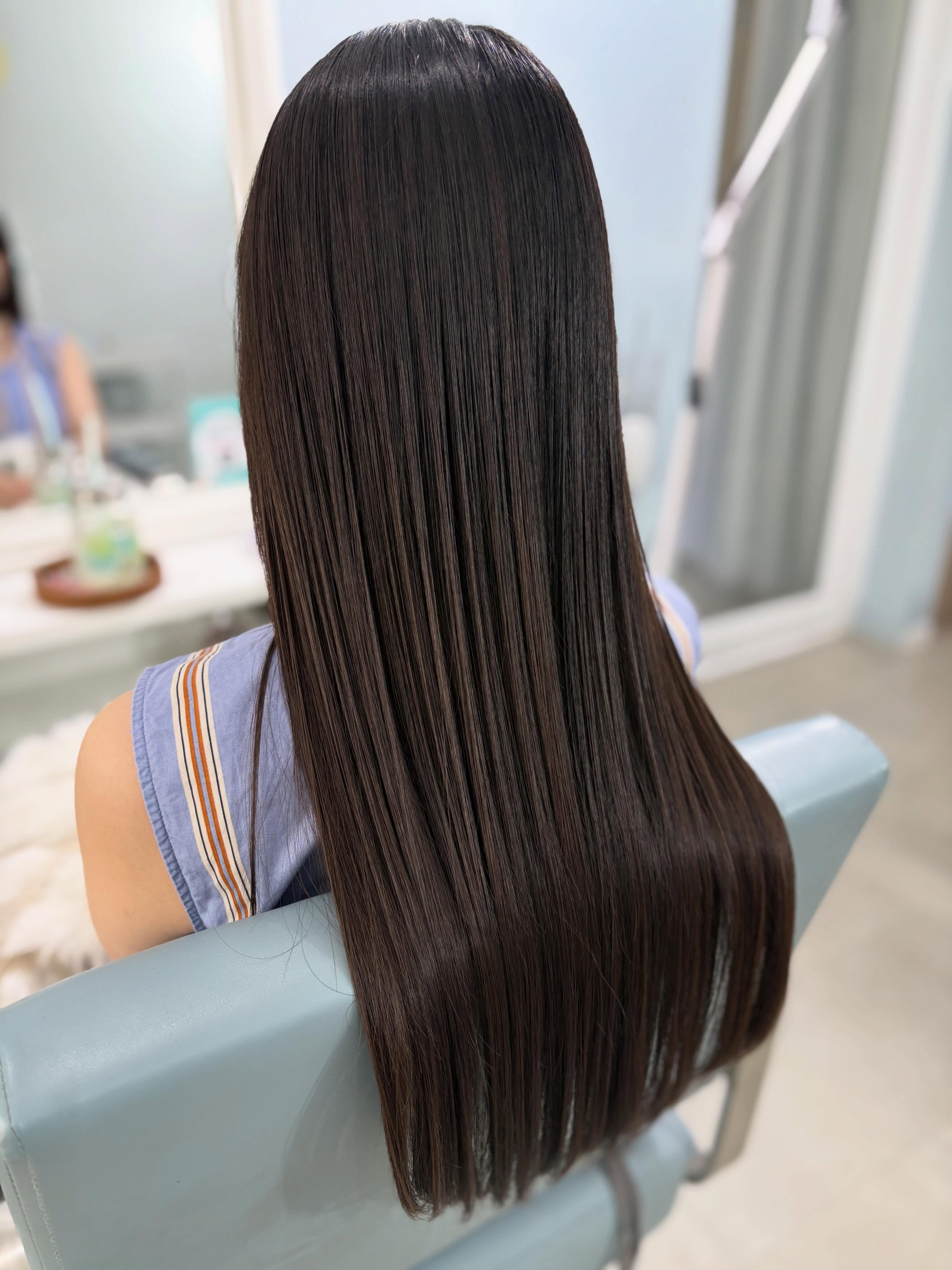 KINUトリートメントでダメージ補修✨