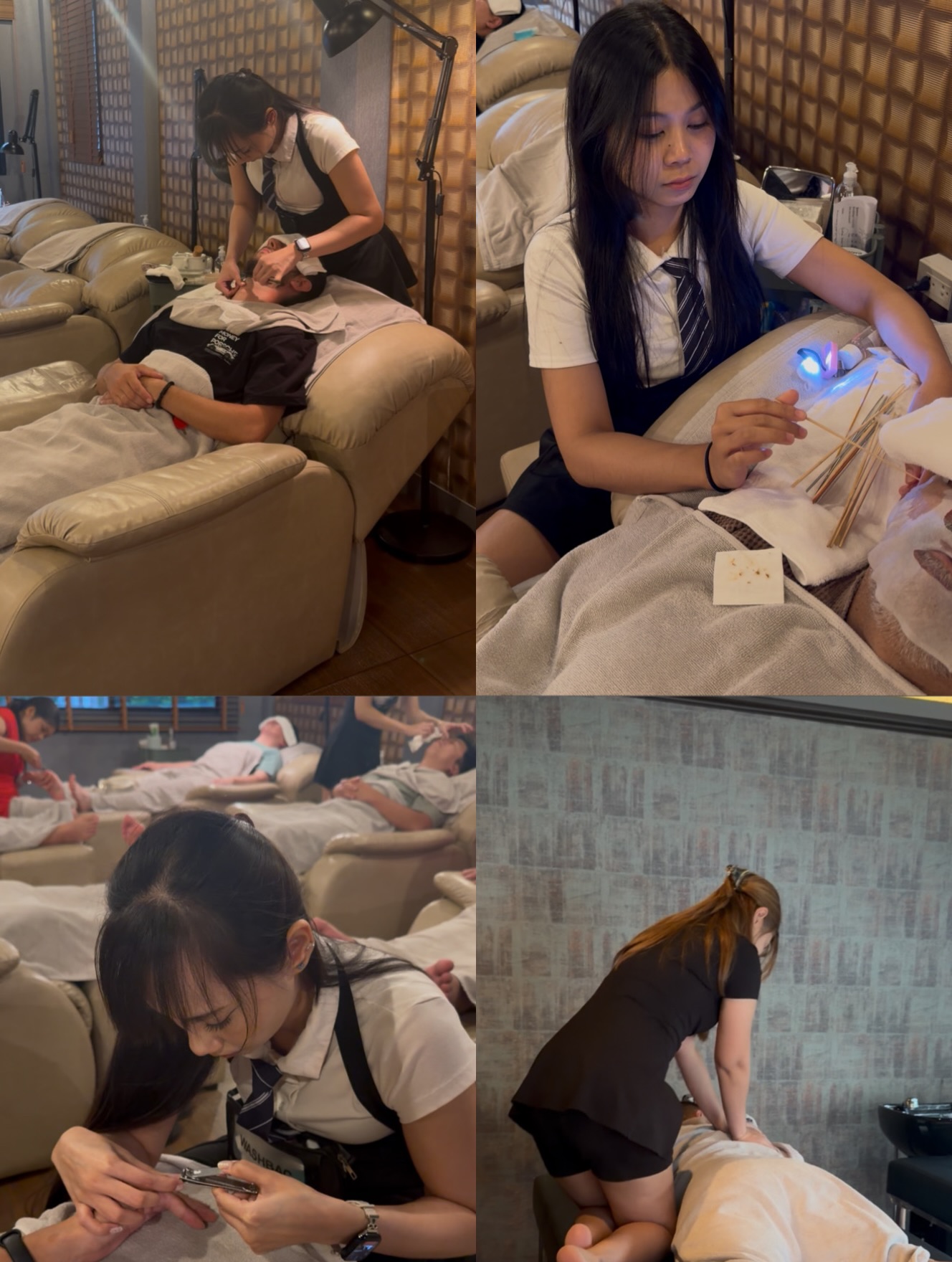 Indulging in a moment of pure relaxation, where beauty, comfort, and care come together to create the perfect self-care experience ✨💆🏻‍♀️

You can make a reservation at here👇
☎️ 02 124 5246
DM (X or FACEBOOK)
WhatsApp +66 98 925 5888
Line  lin.ee/YOE9biR
#vietnambarber