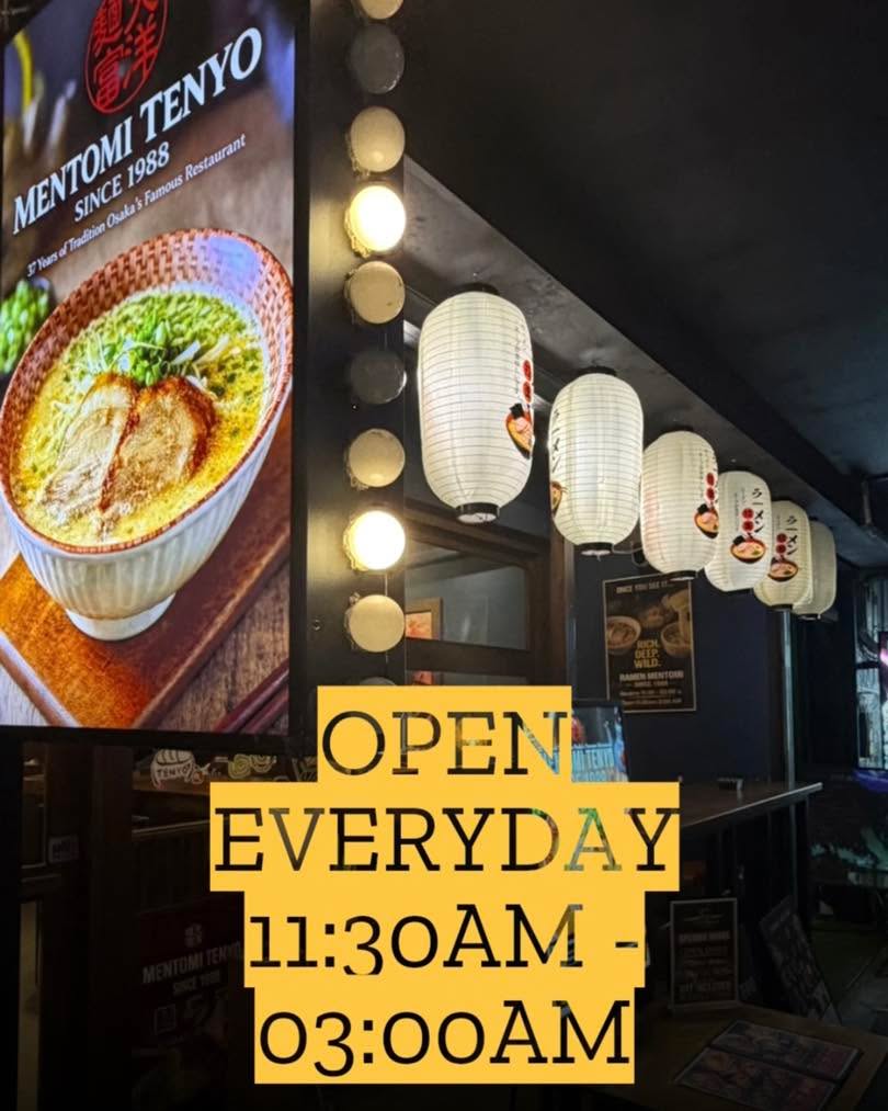 MENTOMI RAMEN — Open every day, 11:30 AM – 3:00 AM.

#btsthonglor #mentomi #BangkokRamen #OsakaRamen #RamenMentomi #Thonglor #ramen #ramenlover #ramennoodles #tsukemen #ramen🍜 #ramenbkk #bangkokramen